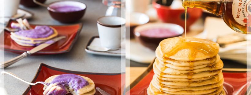 Pancake ricetta plant based (collage)