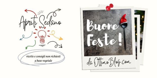 Apriti sedano: ricette e consigli non richiesti a base vegetale | Newsletter dicembre 2023 | Buone feste!