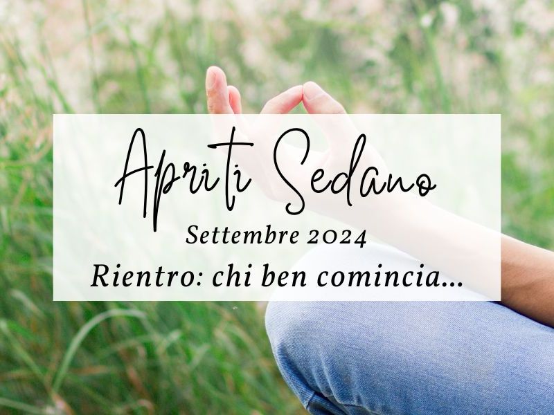 È settembre, si rientraaa… Apriti&nbsp;Sedano!