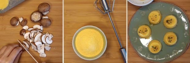 Secondi sfiziosi - Gli ingredienti per le "Polentine con champignon crema e pioppini" [banner]