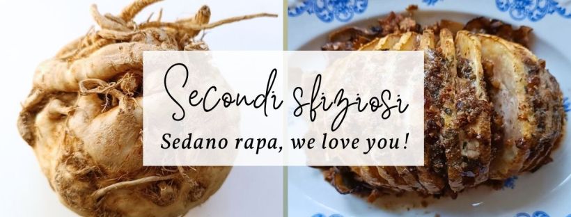 Secondi sfiziosi: Arrosto di sedano rapa Hasselback (cov ricetta)