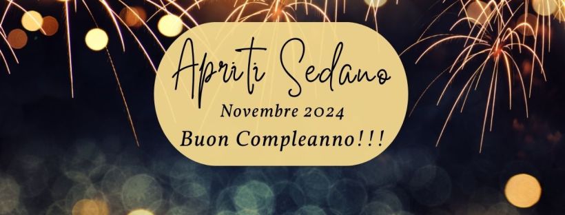 Si festeggia! | Novembre 2024, Apriti sedano! compie 1 anno: Buon compleanno!!! (cov)