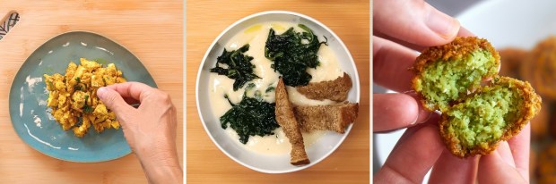 Apriti Sedano! Open Celery! 5/ 2025 Tofu, Fave e Cicoria, Falafel collage [banner]