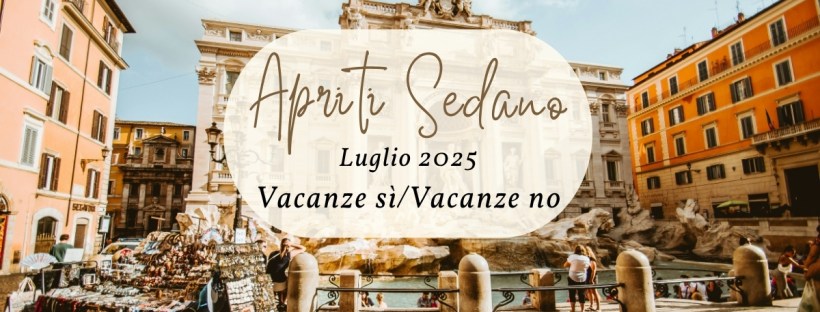 Apriti Sedano! Luglio: mare, montagna o città? [cover] Fontana di Trevi, Roma