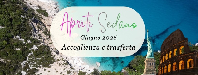 Giugno dell'accoglienza e ospitalità... Apriti Sedano! [cover: collage com mare, NYC e Roma]